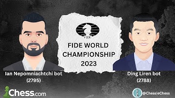 FIDE World Championship 2023 | Ian Nepomniachtchi bot vs Ding Liren bot | Next World Champion?