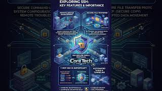 Explore SSH - Secure Shell #technology #softwareengineering #shorts #secureconnection #cybersecurity