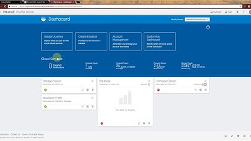 Oracle Cloud UI Walkthrough