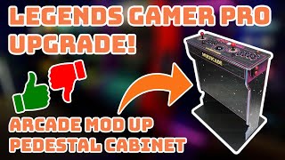 AtGames ALU Features For Half The Price?! Legends Gamer Pro + ArcadeModUp Pedestal Unboxing \& Review