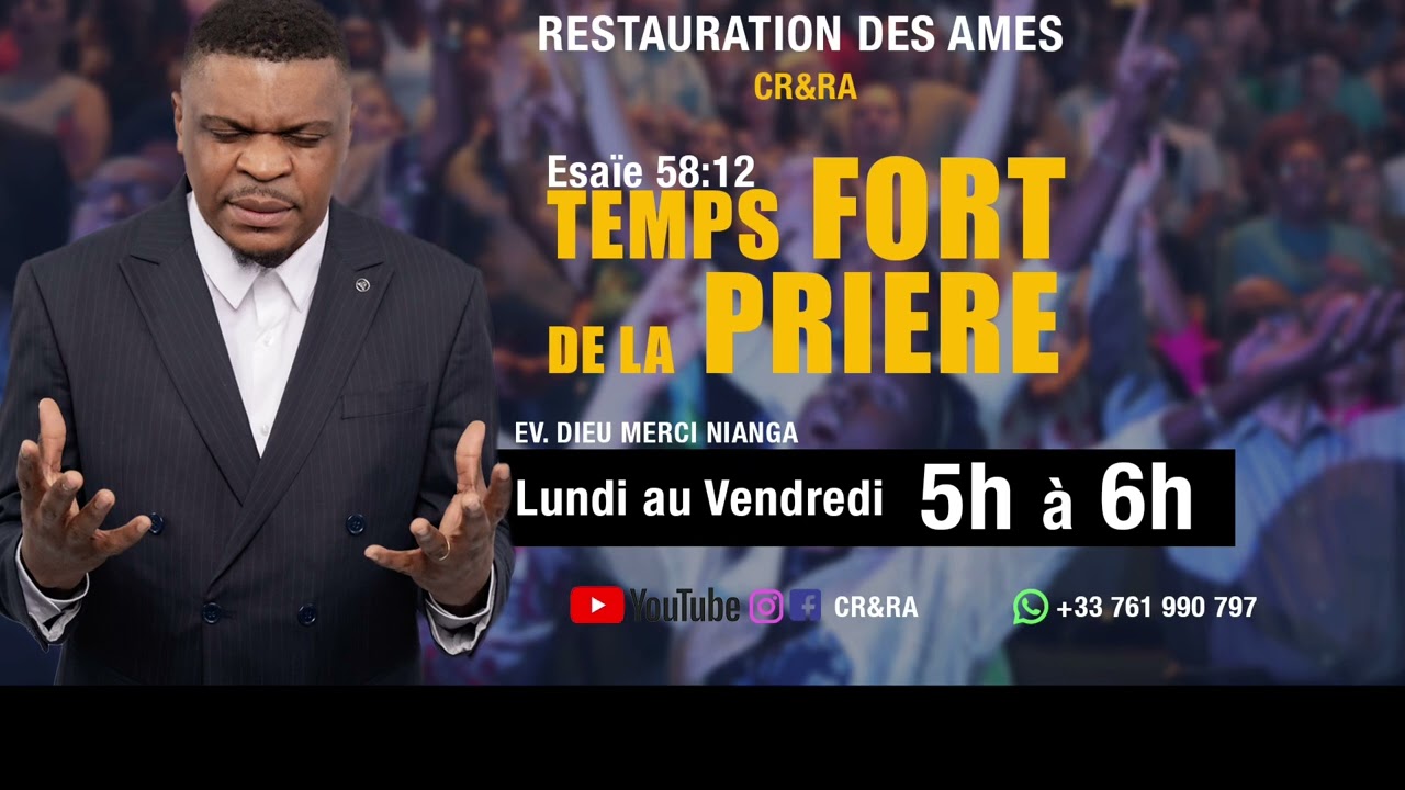 TEMPS FORTS DE LA PRIÈRE : TON ÂME NE SERA PLUS DANS LES PROFONDEURS DES EAUX 