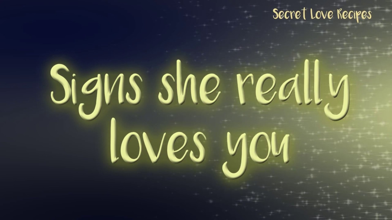 14 signs she really loves you - YouTube