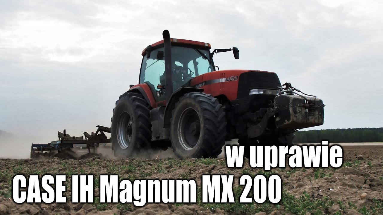 maxresdefault Case IH Magnum MX 200 w uprawie   VIDEO