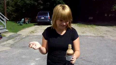 Michelle gets pranked with coke and mentos!!!