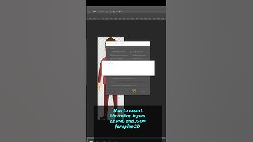 #2 Spine 2D Tutorial | Photoshop layers to PNG and JSON