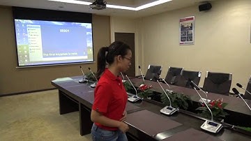 GONSIN Conference System 4200 PART 5: Voting