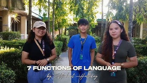 7 FUNCTIONS OF LANGUAGE by Michael Halliday - Educational Vlog
