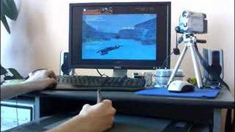 Playing Counter-strike with Wacom Tablet