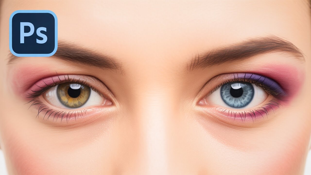 How to Change Eye Color in Photoshop 2025 - YouTube