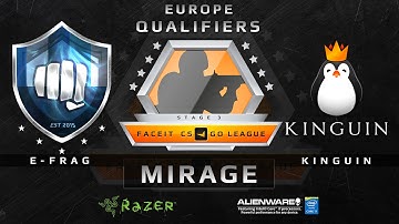 E-Frag.net vs Kinguin - Map 2 - Mirage (FACEIT 2015 League EU Qualifiers)
