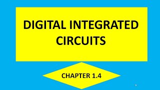 DIGITAL INTEGRATED CIRCUITS  | Chapter 1.4 | Microprocessor | Digital Computer