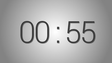 55 Seconds countdown Timer - Beep at the end | Simple Timer (fifty-five sec)