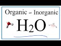 Organic Compounds and Water Properties