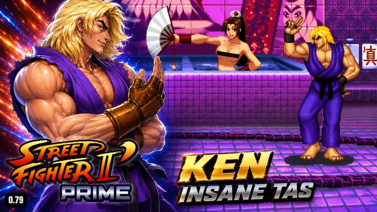 🔥 Ken Masters UNLEASHED in Street Fighter II Prime v0.79 | TAS