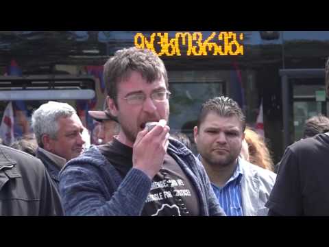 ალექსანდრე ოჰანიანი სომეხთა გენოციდის 102-ე წლისთავისადმი მიძღნილ მანიფესტაციაზე