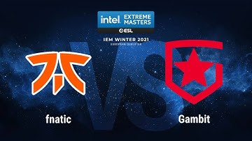 fnatic vs Gambit | Highlights | IEM Winter 2021