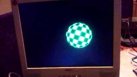 Arduino and Gameduino with DMX interface : The Amiga Ball...