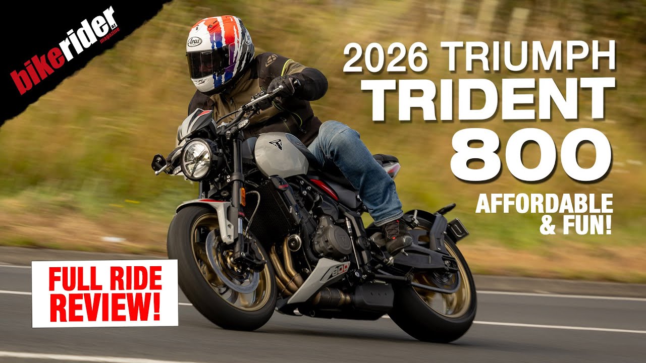 Эксклюзивный обзор: Triumph Trident 800 2026 года | Первый тест-драйв и вердикт