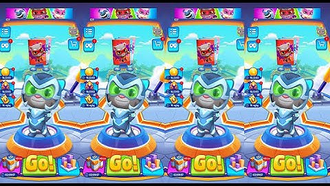 Super Talking Tom SPEED RUN! Epic Power-Up Rush in Talking Tom Hero Dash 3D! #TalkingTom #HeroDash!!