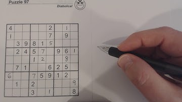 SudokuPrimer 69 - pseudo-quiz solving a diabolical puzzle (sudoku pro)