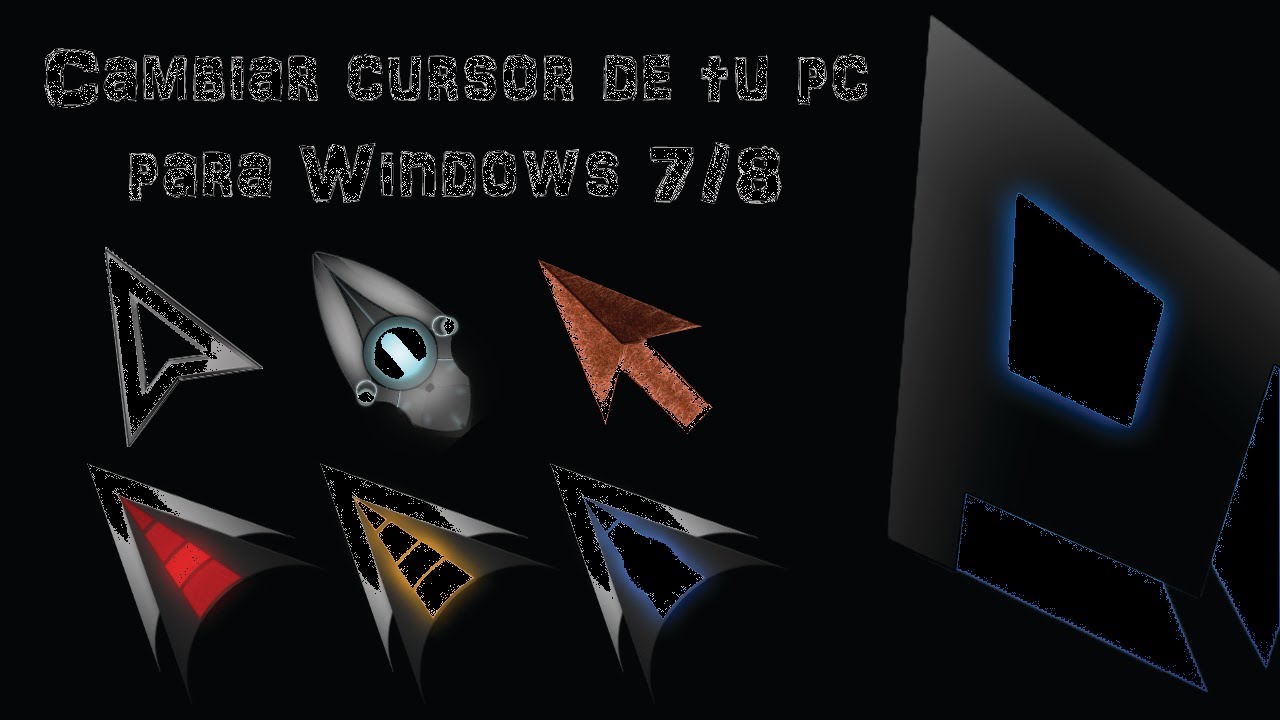 Tutorial: Personalizar el diseño del cursor o puntero de tu PC [HD ...