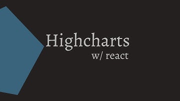 Highcharts - w/React