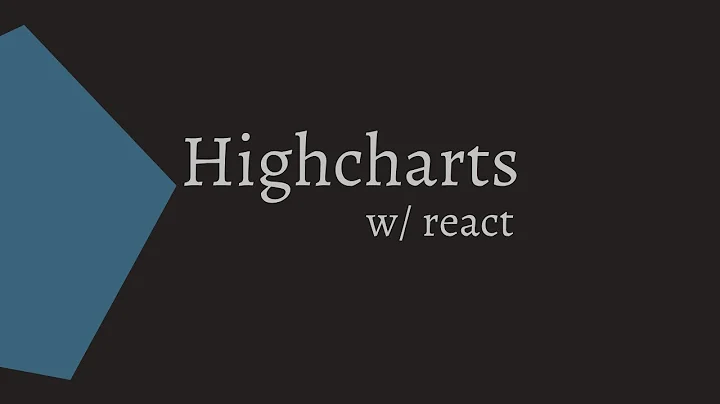 Highcharts - w/React