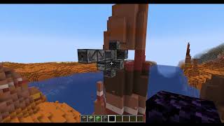 Famous Tunnel bore using pickaxe blocks in 23w13a_or_b (Minecraft 2023 April Fools' snapshot) Wealth