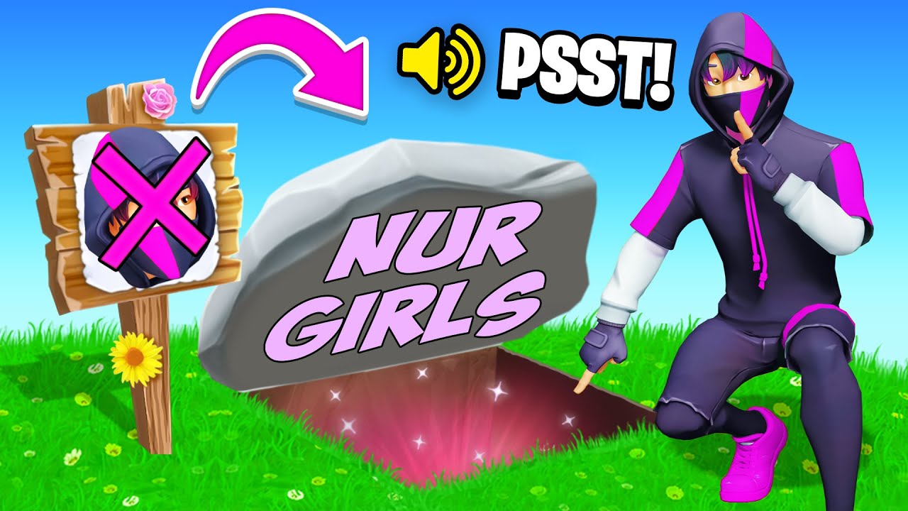 Ich nehme HEIMLICH an einem MÄDCHEN SKIN CONTEST TEIL (Sie rastet aus haha)