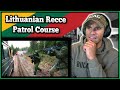 Marine reacts to the lithuanian recce patrol course