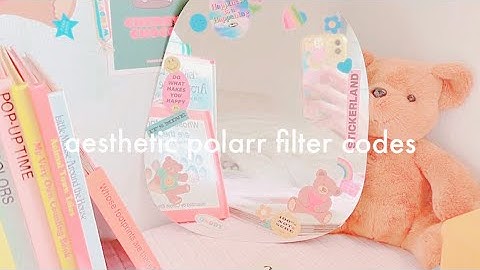 ˚ ༘✎ aesthetic polarr filter codes