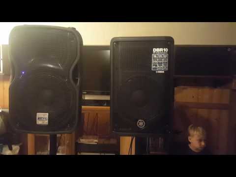 Yamaha DBR10 vs ALTO TS110A Speaker Shootout