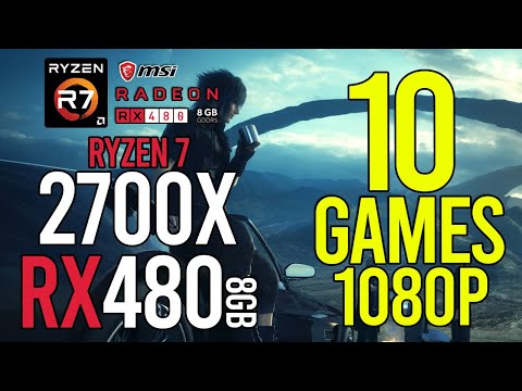 Part1! 10 GAMES on RX 480 8gb 1080p FPS BENCHMARKS