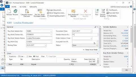 Dynamics NAV 2016 - How Do I Use the Posting Preview