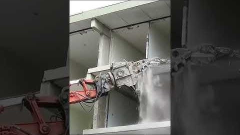 Concrete Crusher! Turns rebar to rubble in seconds 💥 #DemolitionBeast #RecyclingMonster#ZHSHTECH