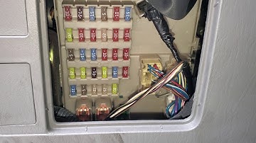 2002, 2003, 2004, 2005 & 2006 Toyota Camry Interior Electrical Fuse Box Location - How To Access