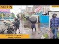 Scenes from flooded roads in Nairobi’s South C area