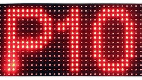 #temperature and #humidity #display  || #p10 #led #module || P10 Led #matrix  Display