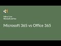 Ntiva live microsoft and you  microsoft 365 vs office 365