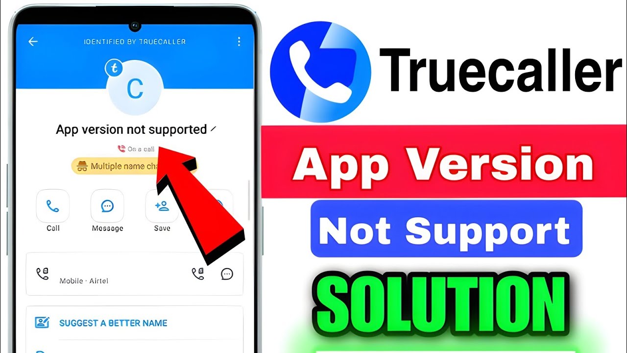 App version not supported truecaller | truecaller app version not supported 2026 Fixed ✅