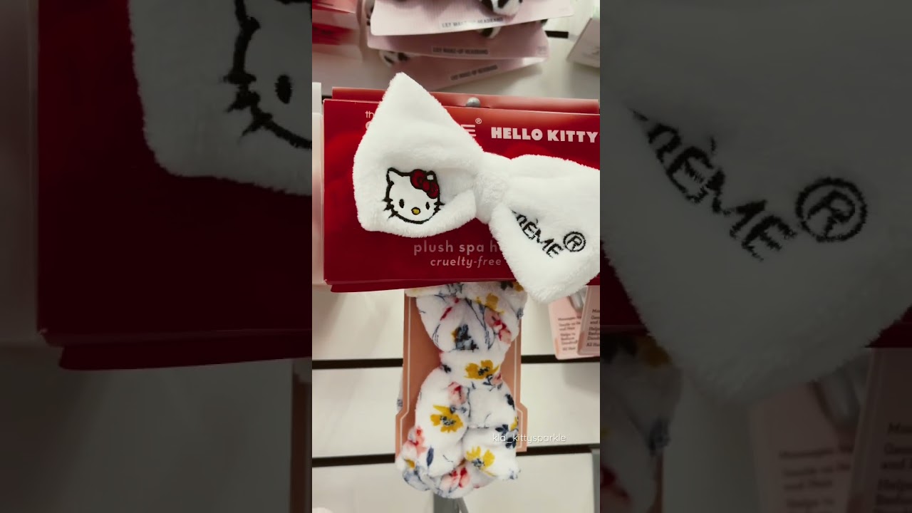 Hello Kitty x The Creme Shop Plush Spa Headbands📍: T.J. Maxx