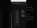 Problem With Pagination Using Skip & Limit #sql #postgres #mongodb