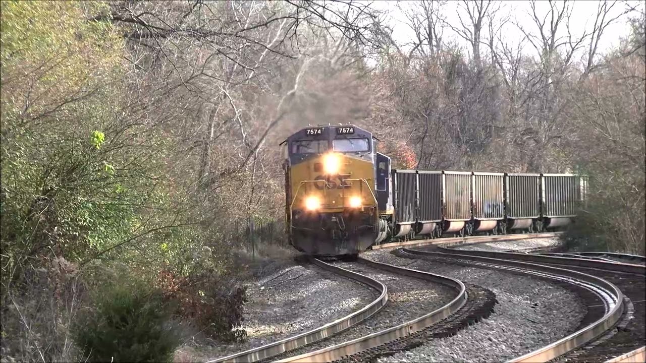 Csx's Gerorgia Railroad Heritage Unit and Tons of NS Action At Shenandoah  Junction 11/9/25