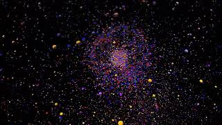 N-Body Particle Simulation - 3D Miniverse (particle.js) Wealth