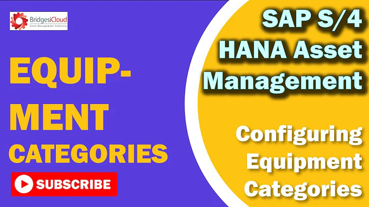 SAP EAM Tutorial - Part 25: How to Customize Equipment Category in SAP PM