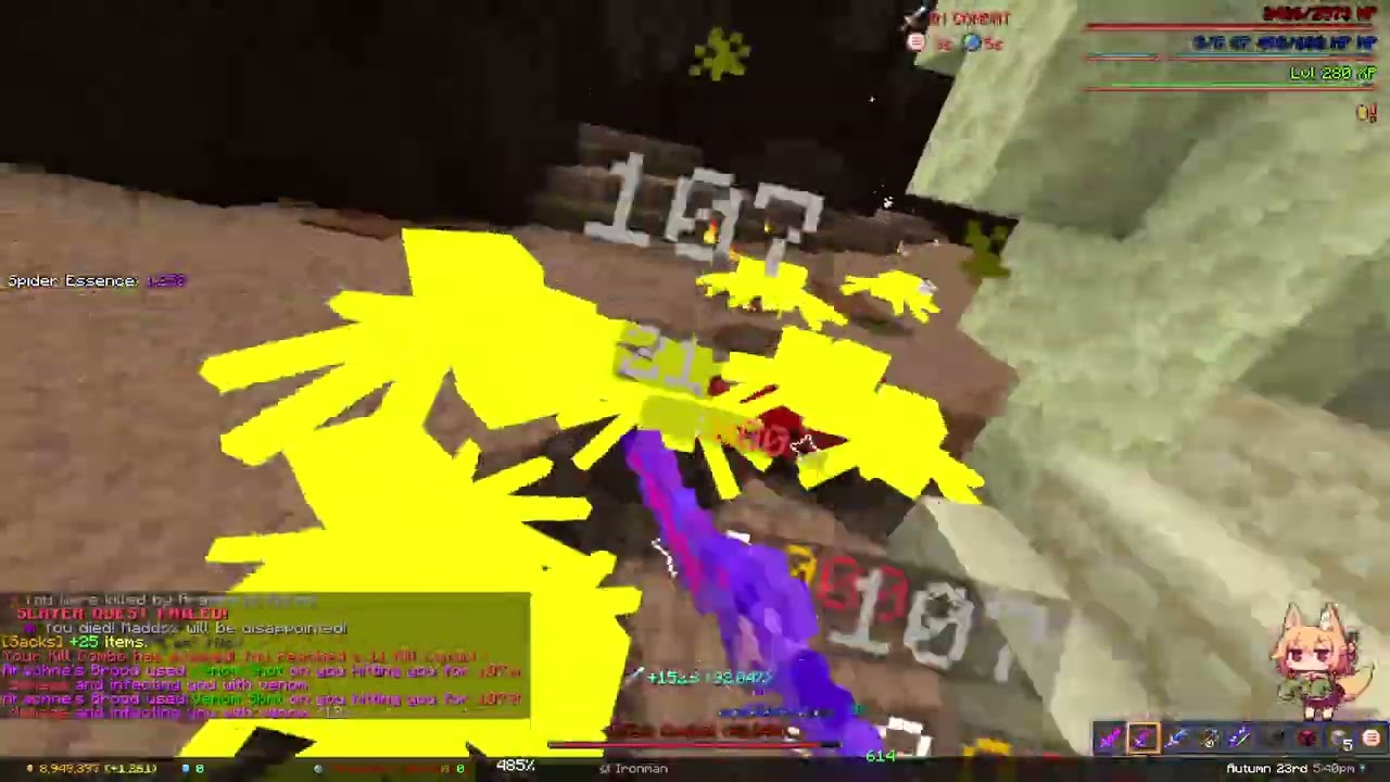 Streaming skyblock because fiyr cant get in hypixel - Hypixel Skyblock Ironman !pv !freepv !unpaidpv