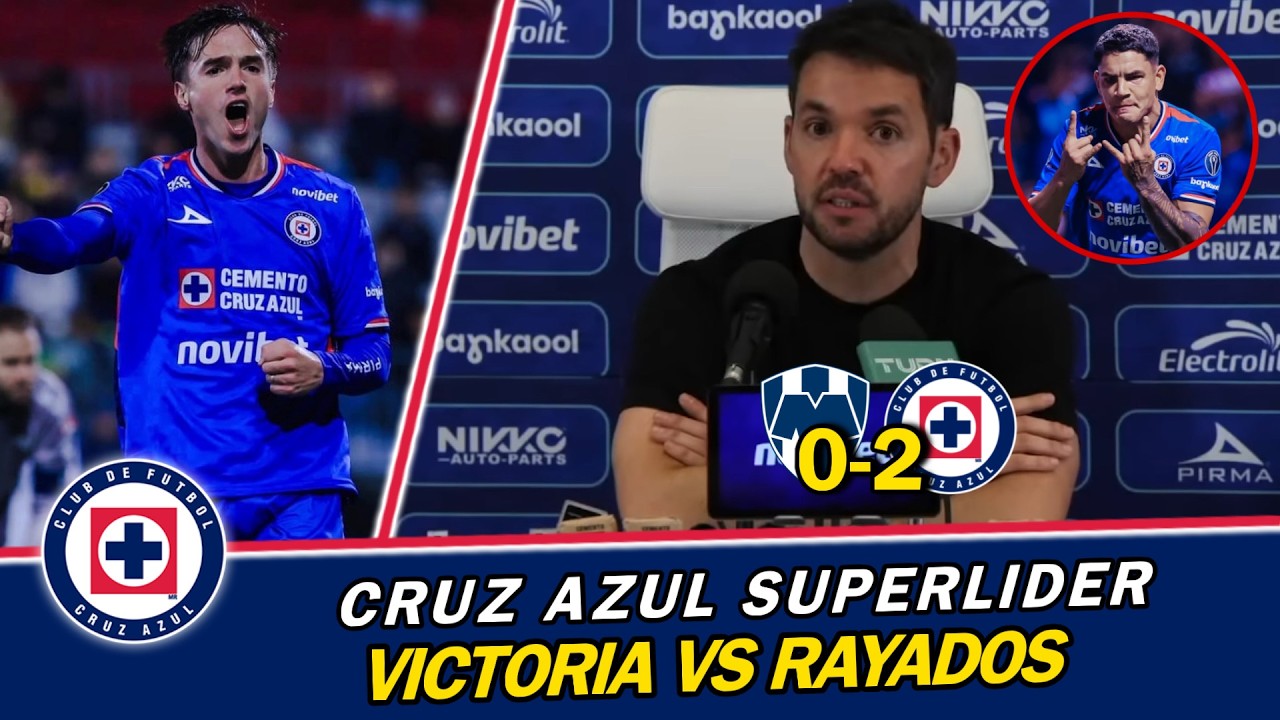 Rayados 0-2 Cruz Azul| Resumen y Goles Jornada 8 Clausura 2026 | El AZUL es SUPERLÍDER del Clausura