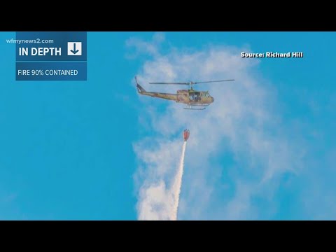Sauratown Mountain fire 90 percent contained