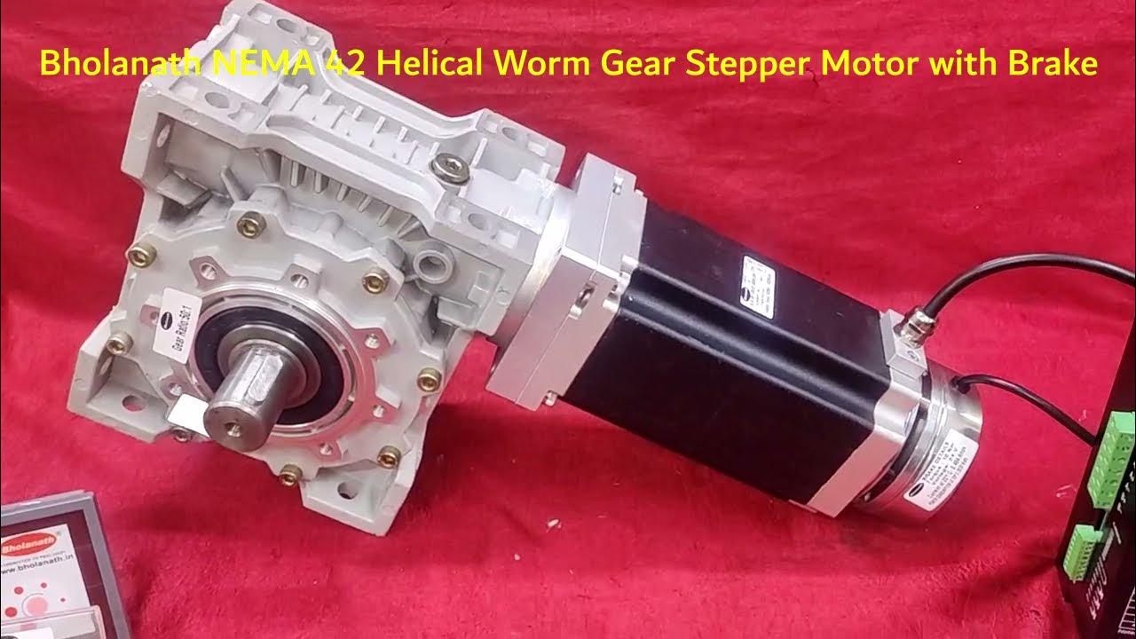 NEMA 42 Helical Worm Gear Stepper Motor Helical Worm Gear Stepper