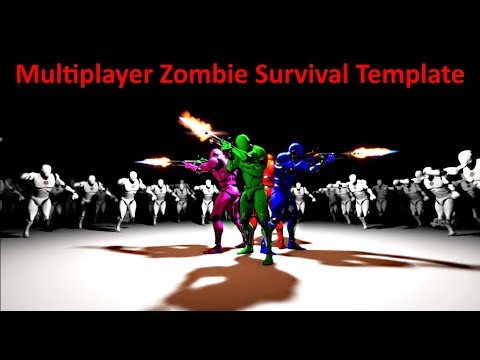 4-player Coop Zombie Horde Multiplayer Template (RAD_HORDE) in